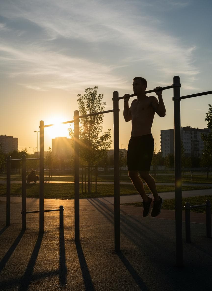 6 AM pullup session. The best way to start the day.
