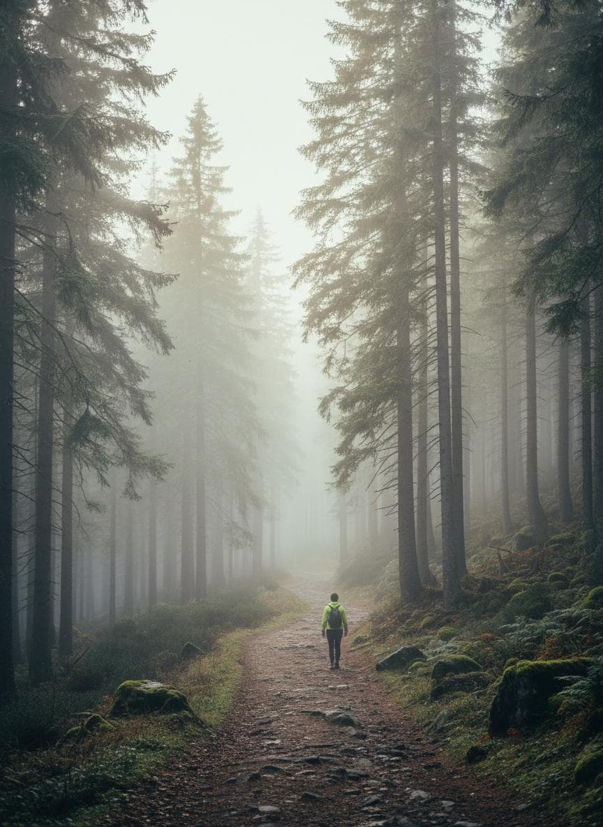 Recovery day in the forest. Nature is the best medicine.